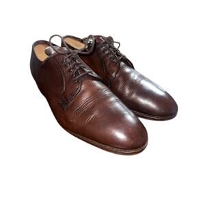 Allen Edmonds Men's sz 11D San Marco Shoes Brown Pebbled Leather Dress 5722